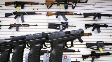 Illinois' ban on semiautomatic weapons is overturned by a US judge; governor vows to quickly challenge the decision.