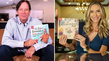 Lara Trump and Kevin Sorbo promote traditional values in new children's books during Florida story hours.