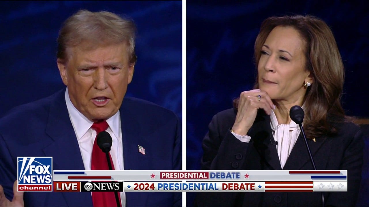 Trump flips 'I'm talking' script from 2020 debate against Kamala Harris during presidential debate showdown.