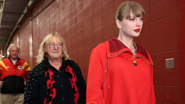 Despite a busy schedule, Taylor Swift attends the Chiefs' Black Friday matchup with Donna Kelce.