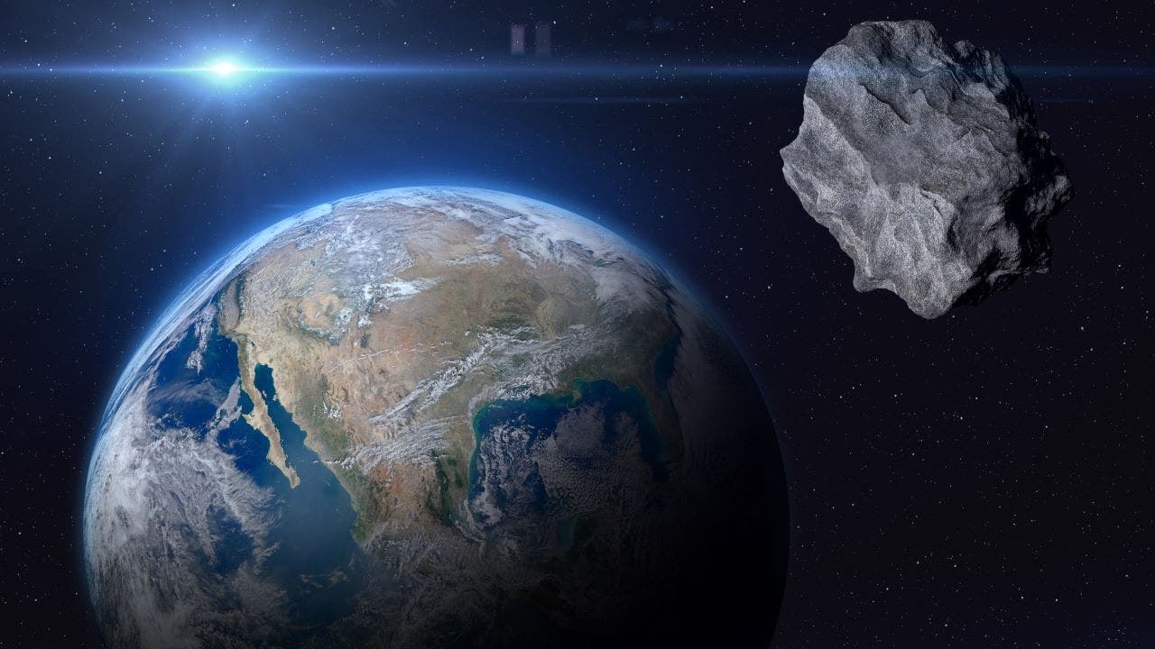 An asteroid as large as a stadium is considered potentially dangerous by NASA and is predicted to approach Earth closely.