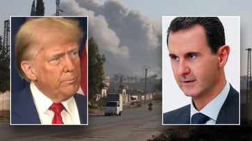 Obama blamed for Syrian civil war failure as Islamists approach capital; Trump advises US to stay out.