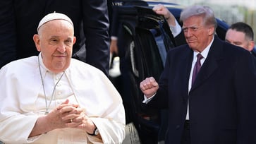 Pope Francis sends well-wishes to Trump before his inauguration.