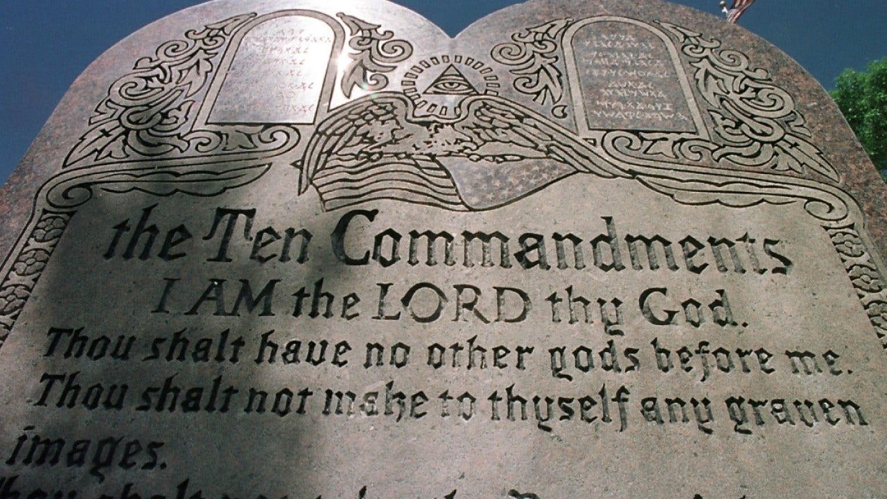 Louisiana's Ten Commandments display mandate is being challenged in court.