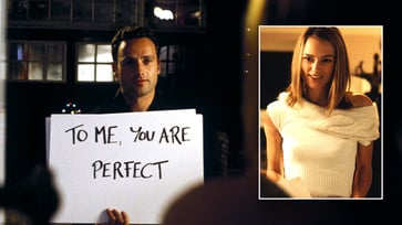 Keira Knightley described the iconic scene in 'Love Actually' as 'creepy'.