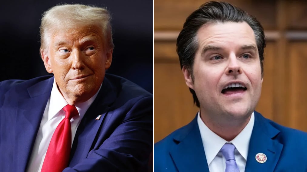 Trump selects Matt Gaetz for the role of attorney general.