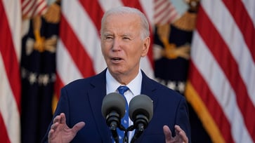 Biden announces ambitious climate goal to cut emissions by 66% by 2035 compared to 2005 levels.