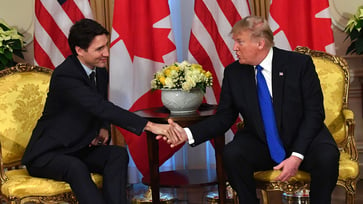 Justin Trudeau visits Trump at Mar-a-Lago amid rising tariff tensions: report