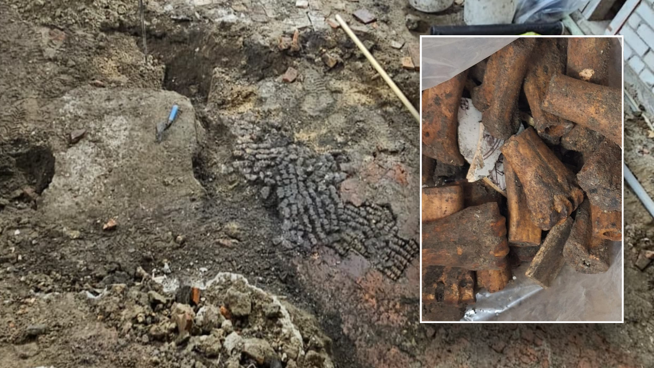 A unique discovery was made by archaeologists in the vicinity of the red-light district: a chilling floor constructed from bones.