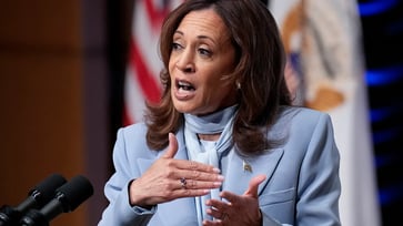 In a DC speech, Harris delivers a jumbled message: "The kids in the neighborhood are the kids in the neighborhood"