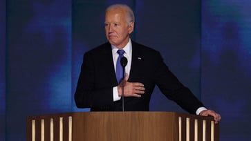 Joe Biden ends 5 decades in elected office by passing torch to Kamala Harris.