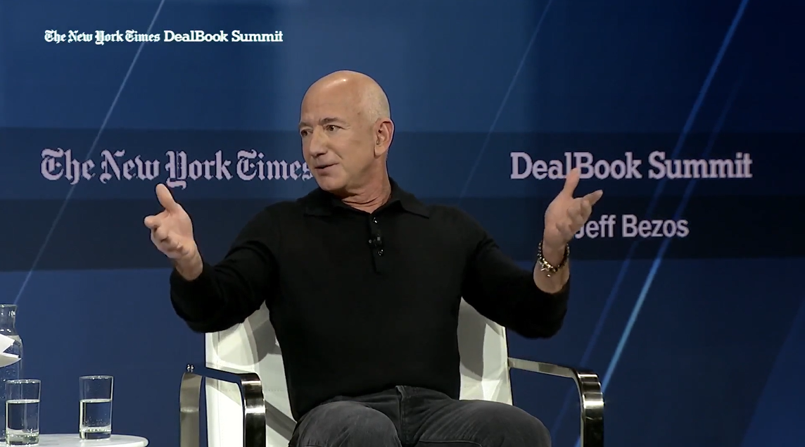 Bezos supports WaPo's decision to stop presidential endorsements: "I'm very proud of the choice."