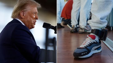 Trump's transition team considers broadening the use of ankle monitors for undocumented individuals not in detention.