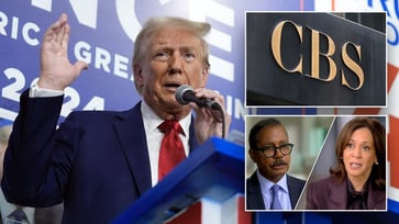 CBS News is being sued by Trump for $10 billion over the alleged manipulation of a Harris interview on '60 Minutes'.