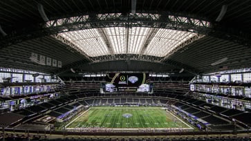 ESPN holds pre-game prayer for Cotton Bowl following criticism for not playing national anthem after terrorist attack.