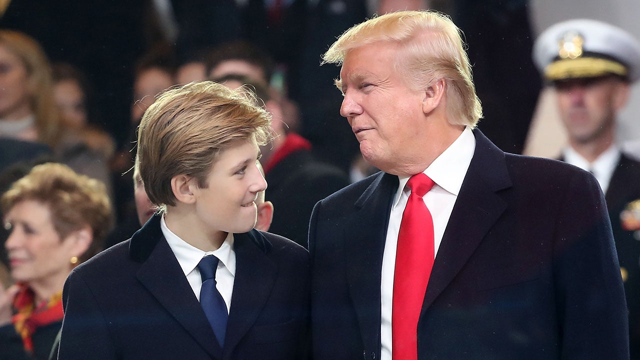 Barron Trump's college plans hinted by Donald Trump.