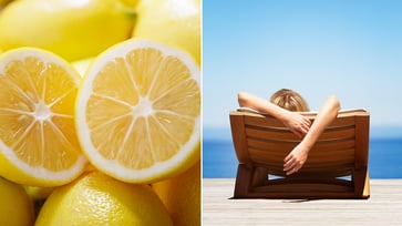 TikToker and expert share insights on viral trend of using lemon juice for hair lightening.