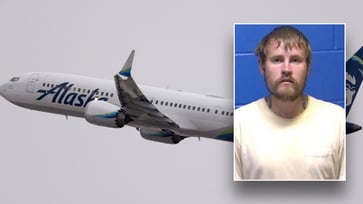 An individual is accused of pushing past TSA security and boarding an Alaska Airlines flight with the intention of stealing the aircraft.