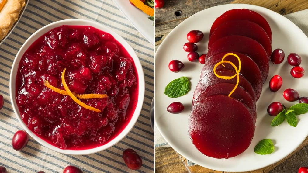 Cranberry sauce preference: Homemade or canned? The Thanksgiving food debate.