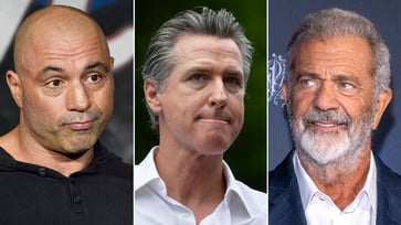 Gov. Newsom faces criticism from Joe Rogan and Mel Gibson over California wildfires.