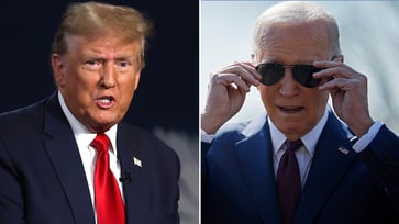 Biden campaign attacks Trump's business record in an attempt to win over top CEOs.