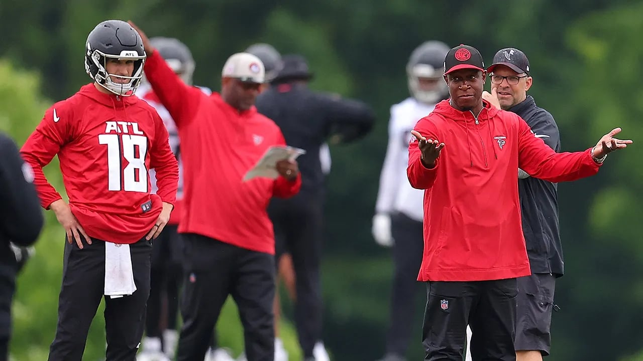 Kirk Cousins struggles, and Raheem Morris acknowledges the need for improvement at the quarterback position.