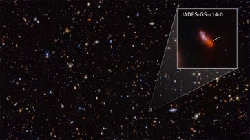 Scientists claim that the most distant known galaxy has been captured by a powerful Webb Telescope.