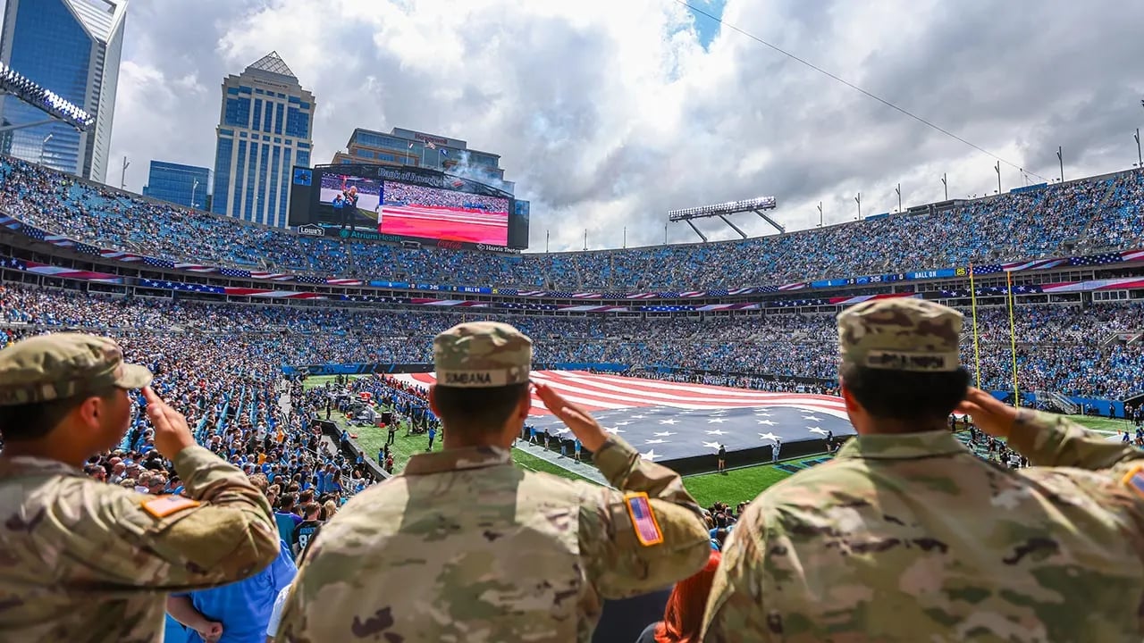 The NFL reveals the top contenders for the Salute to Service Award.