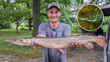 Fisherman captures ancient-appearing fish, sets new state record