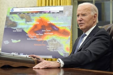 The Biden administration declares $770 payments for California wildfire affected residents.