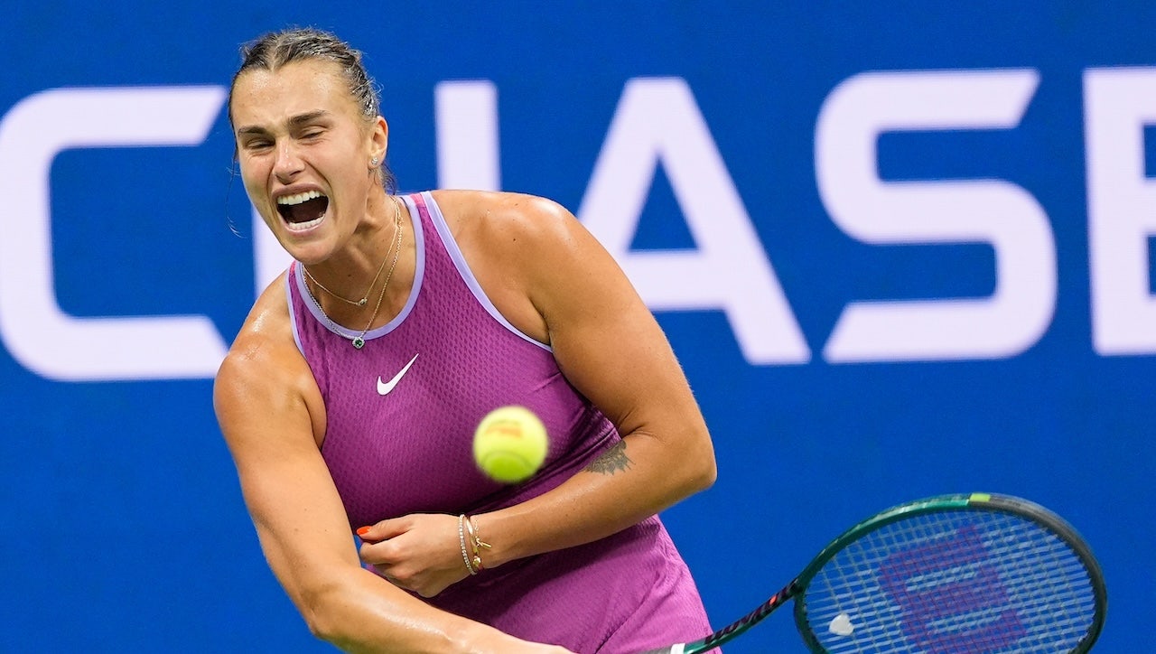 Belarus' Aryna Sabalenka defeats American Jessica Pegula in the US Open final, fulfilling her father's dream.