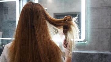 Regularly cleaning your hairbrush prevents buildup of dead skin cells, dandruff, bacteria, and fungi.