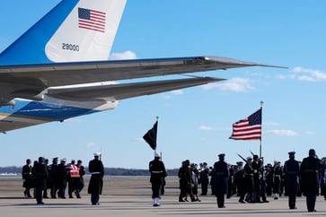 A 'remarkable individual': The former president is honored at the Capitol before his funeral.