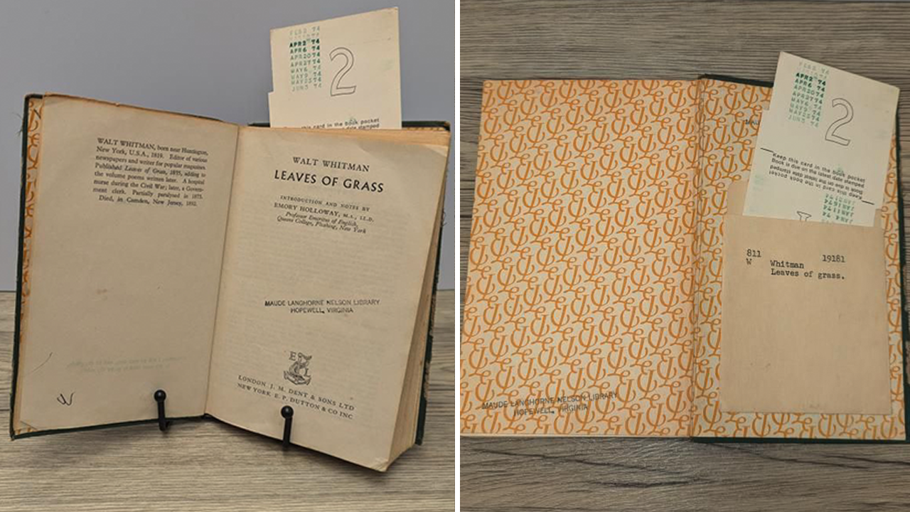 After 50 years, the overdue book is finally returned to the Virginia library.