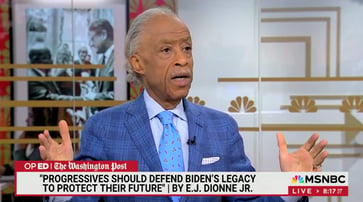 Sharpton advises Democrats to focus on celebrating Biden's achievements rather than dwelling on election loss.