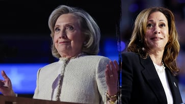 Hillary Clinton argues that it is a "double standard" to inquire about Kamala Harris's policies.