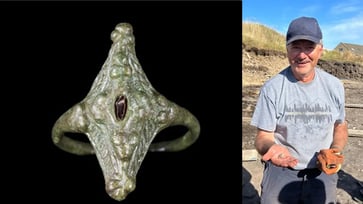 Discovery of a 'noteworthy' piece of jewelry during an archaeological excavation in Scotland.