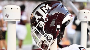 A Texas A&M superfan surprises his girlfriend with a proposal during ESPN's 'College GameDay' before the big rivalry game against Texas.