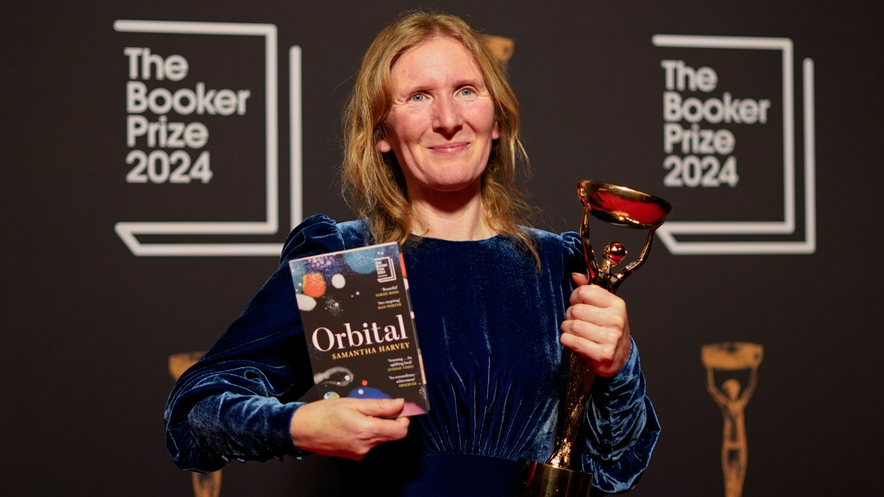 Samantha Harvey, a British author, has been awarded the Booker Prize for fiction for her novel 'Orbital'.