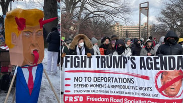 Protesters rally against Trump's inauguration as 47th president: "Socialism is the better choice."