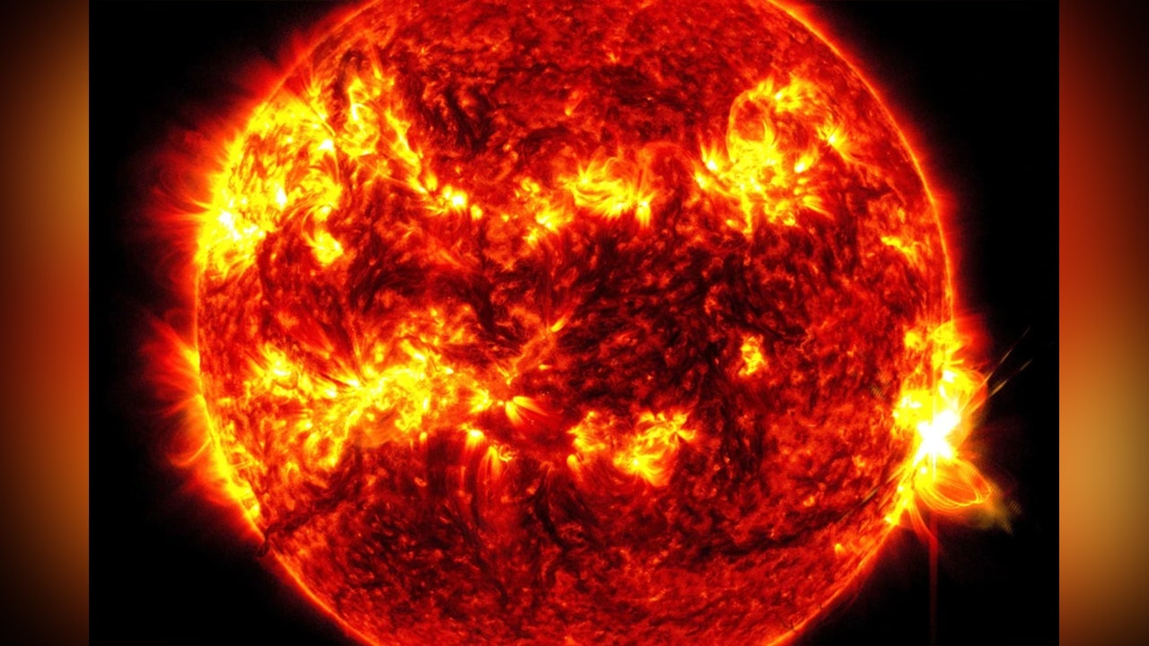 A massive solar flare has been emitted by the sun, marking the largest such event in nearly a decade.