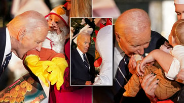 Biden welcomes trick-or-treaters at White House Halloween celebration