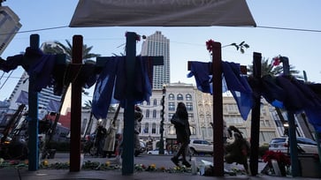 The city of New Orleans held a vigil to pay tribute to the victims of the Bourbon Street terror attack: 'A show of unity and support'