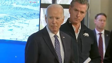 Biden attends California wildfire briefing with Newsom, celebrates great-grandchild.