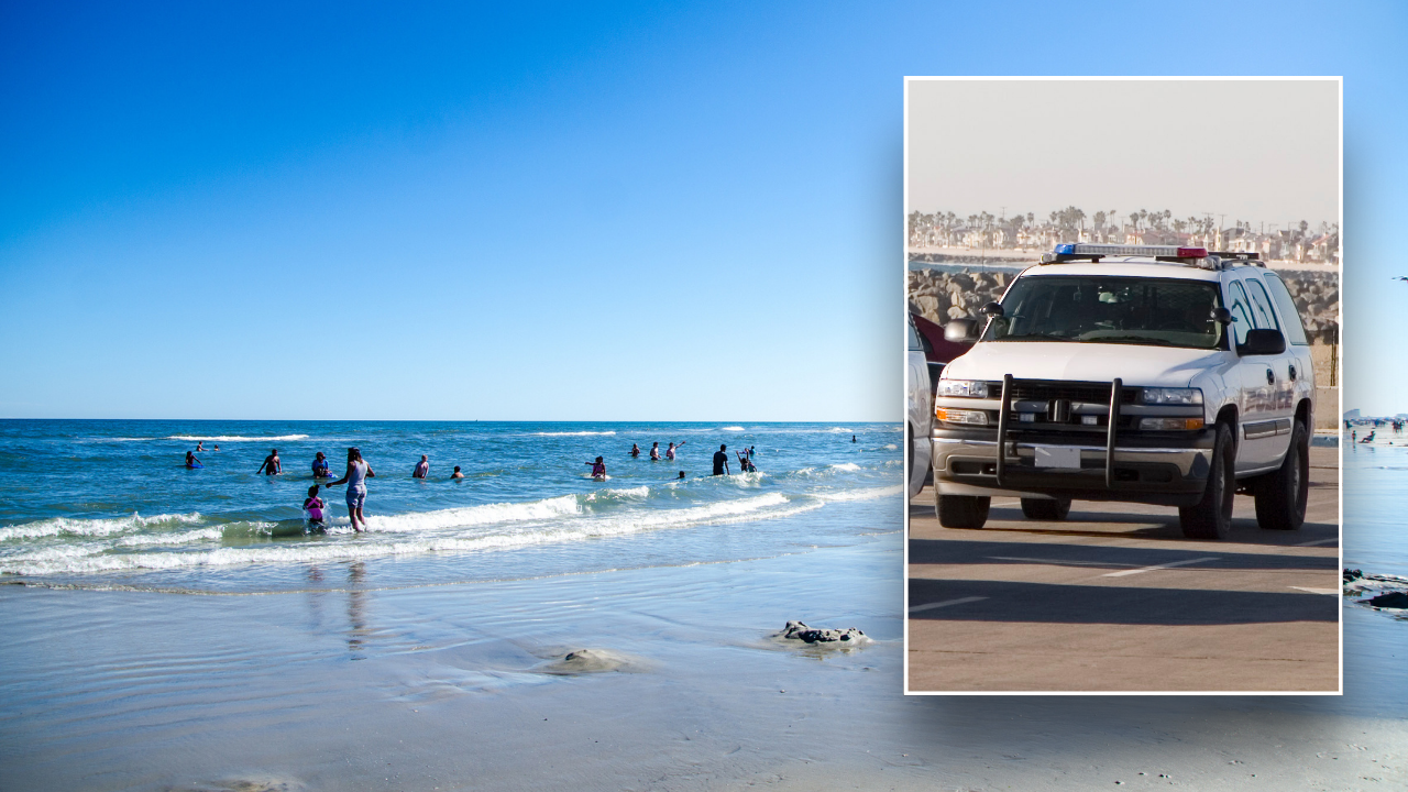 New Jersey beachgoer run over by police officer while sunbathing.