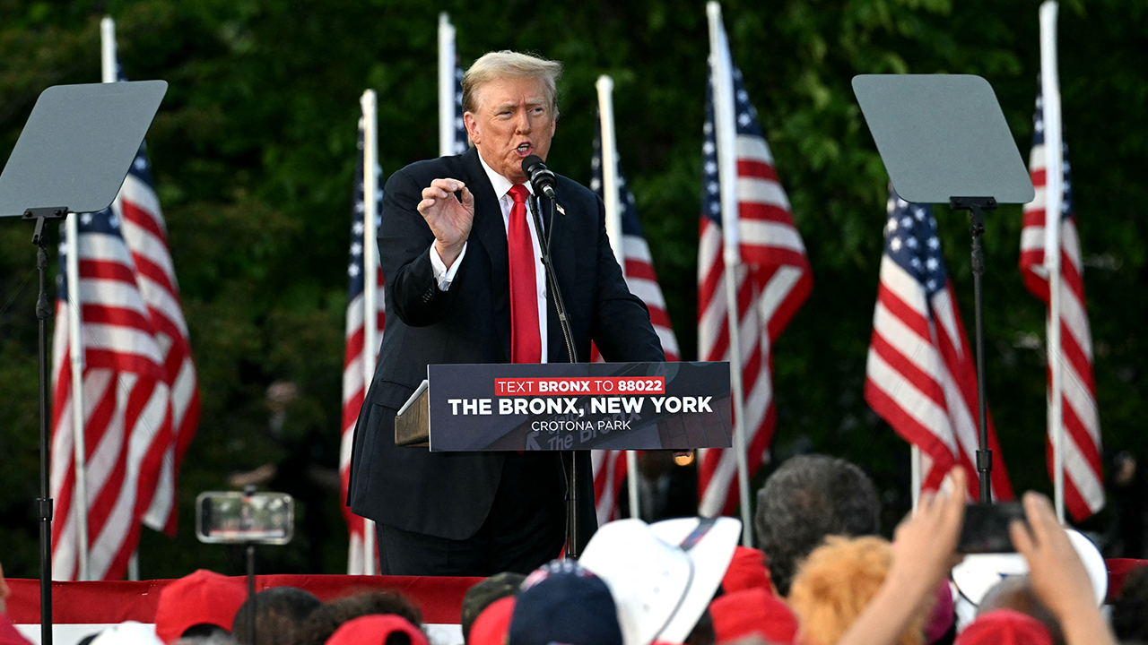 'The Bronx showed up today, heavy, to support Trump'