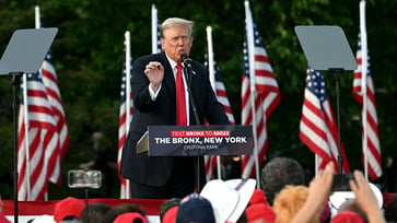 'The Bronx showed up today, heavy, to support Trump'