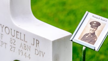 Grateful Dutch people have adopted American World War II heroes in the 'Faces of Margraten' project.