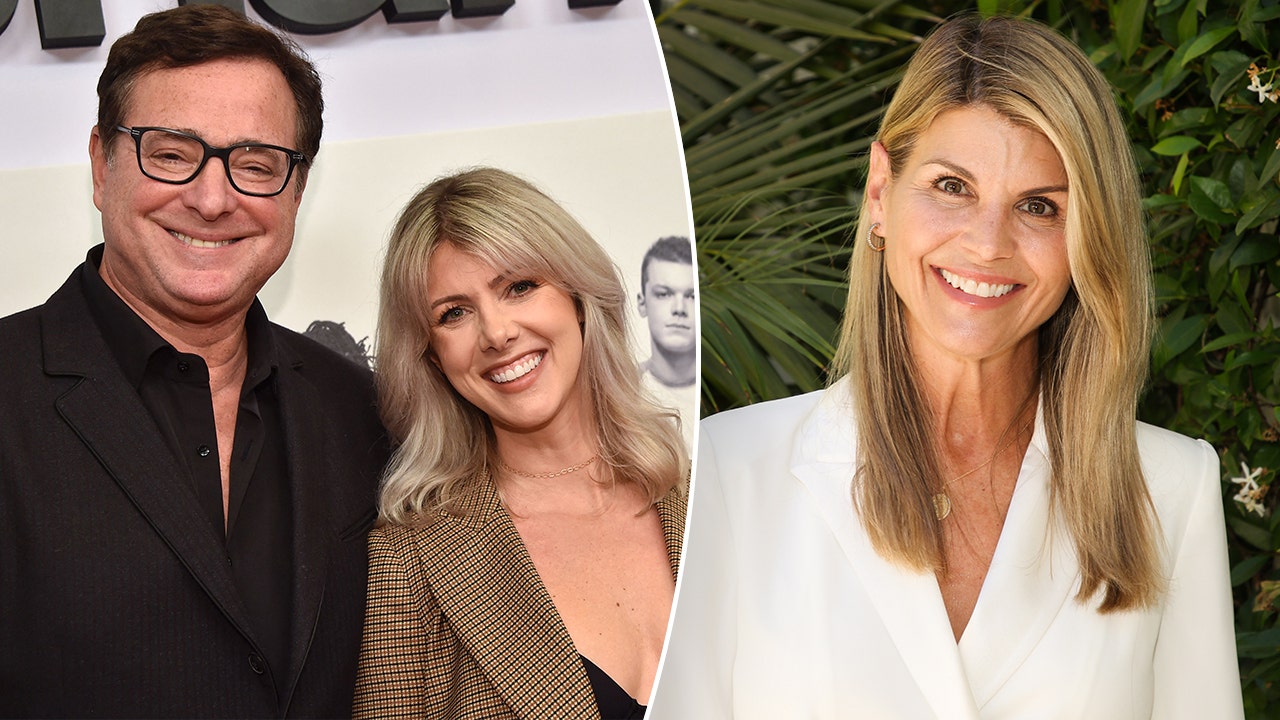 Lori Loughlin visited Bob Saget's grave before his widow on the two-year anniversary of his death.