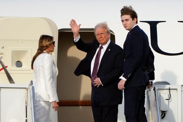 The Trump family arrives at the US Capitol before Inauguration Day: "This time, America has triumphed."